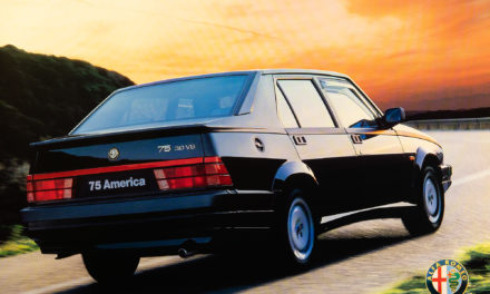 Alfa 75: "A real sportswoman"