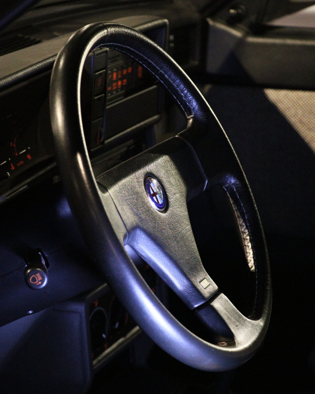   </p>
<p>Foto 1.9: la scritta posteriore della “Giulietta t.i.” del museo Cozzi.