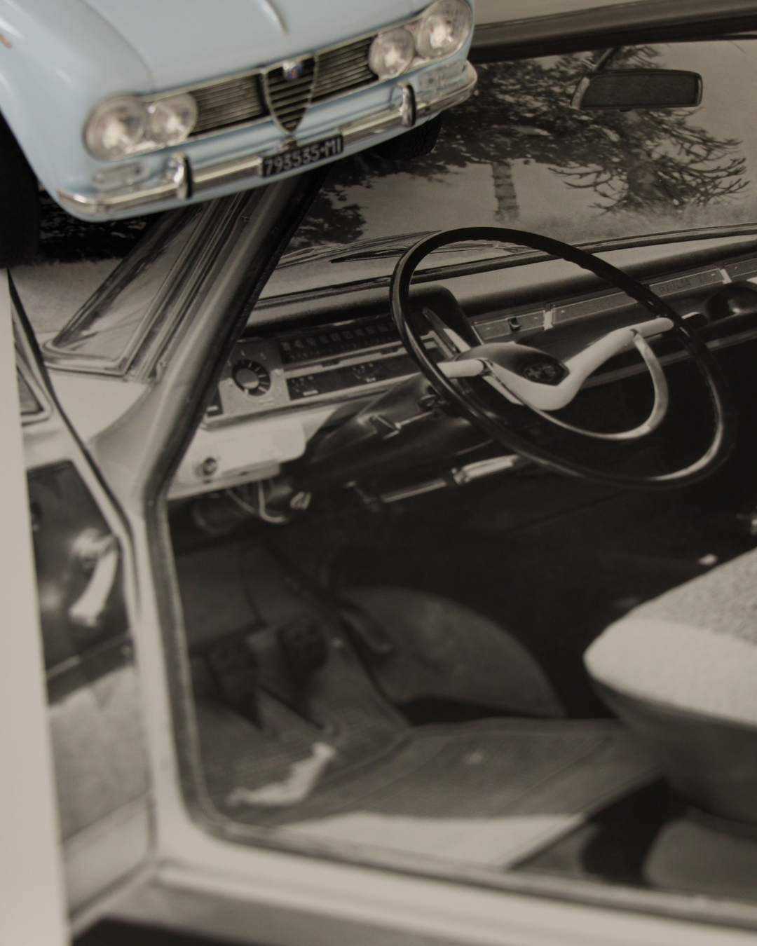   </p>
<p>Foto 1.9: la scritta posteriore della “Giulietta t.i.” del museo Cozzi.