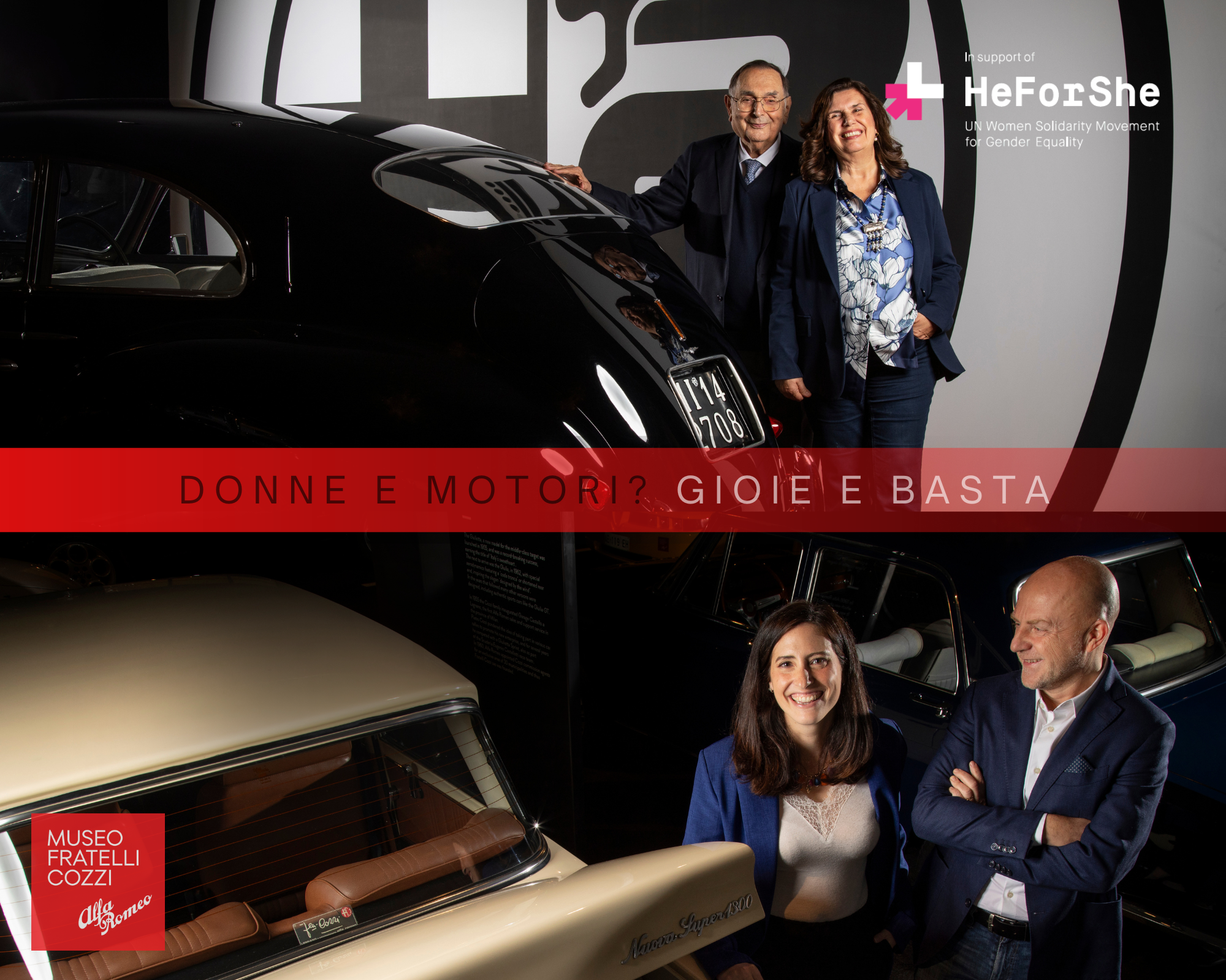 Elisabetta Cozzi presenta il Tour 2025 "Donne e Motori? Gioie e basta"