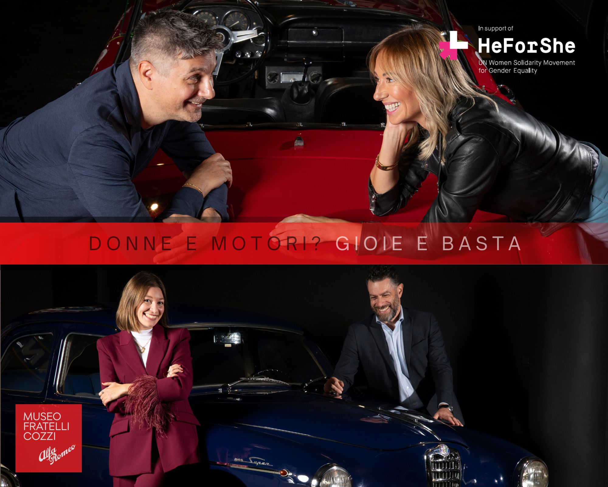 Elisabetta Cozzi presenta il Tour 2025 "Donne e Motori? Gioie e basta"