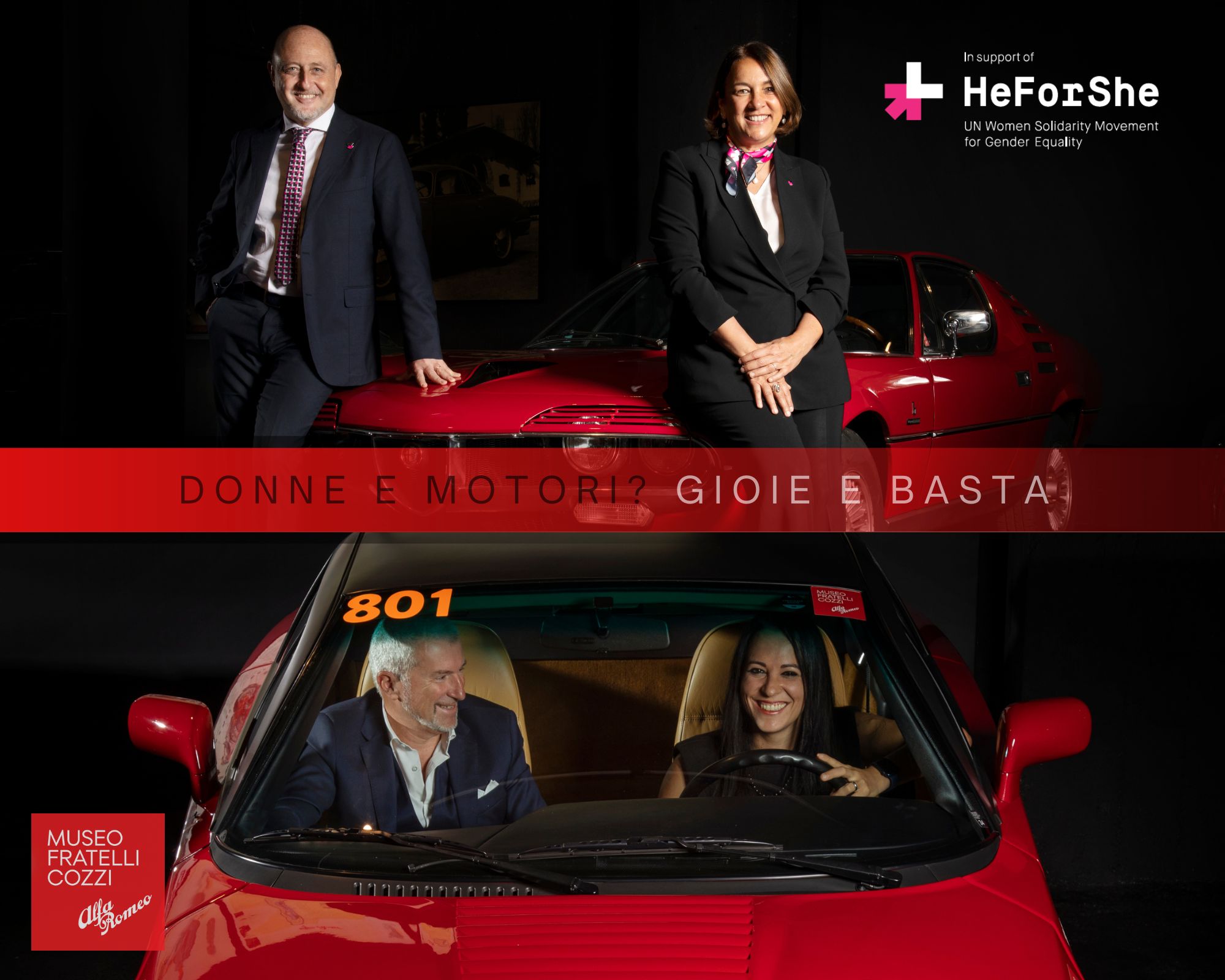 Elisabetta Cozzi presenta il Tour 2025 "Donne e Motori? Gioie e basta"