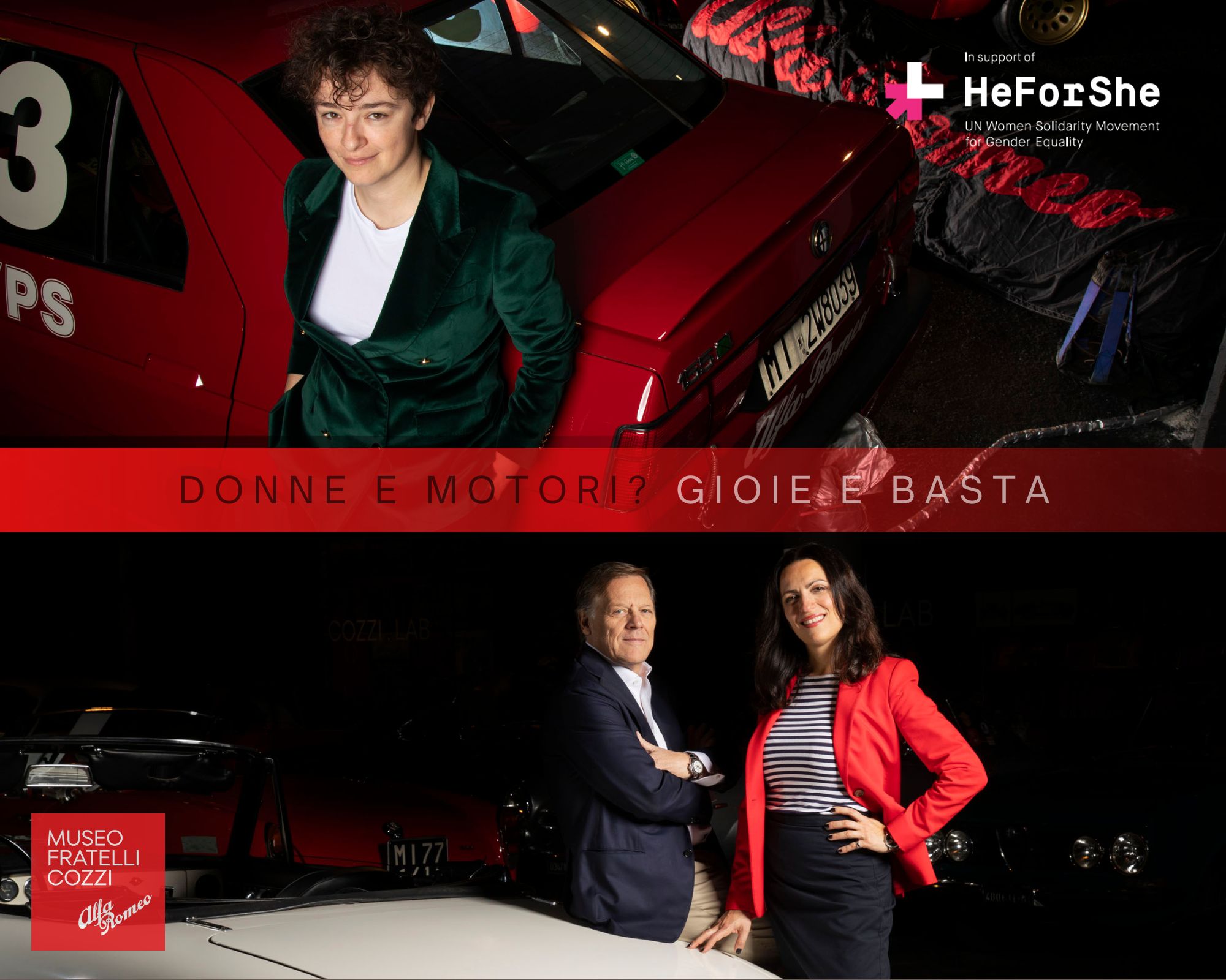 Elisabetta Cozzi presenta il Tour 2025 "Donne e Motori? Gioie e basta"