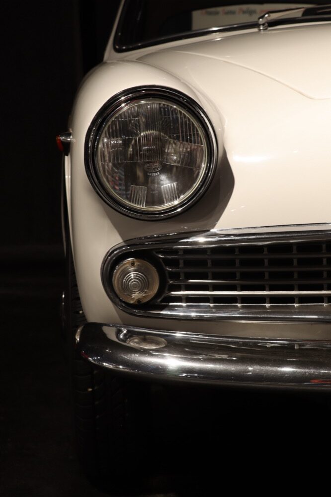   </p>
<p>Foto 1.9: la scritta posteriore della “Giulietta t.i.” del museo Cozzi.